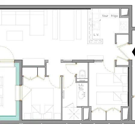 Neuf 54m² Les Gets, Centre, Balcon Sud-ouest, Wifi, Parking - Fr-1-598-70 شقة لي جيه